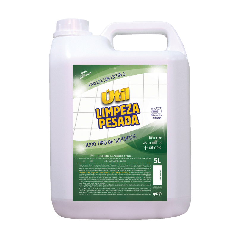 Limpador limpeza pesada Útil 5l
