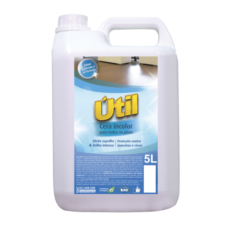 Cera Útil auto brilho incolor 5l