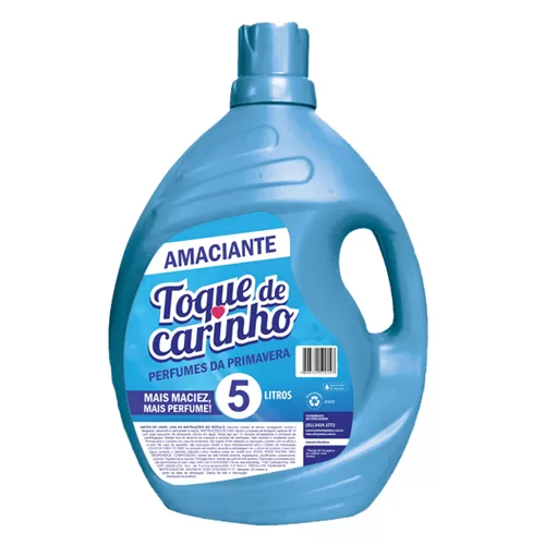 Amaciante toque de carinho 5l azul