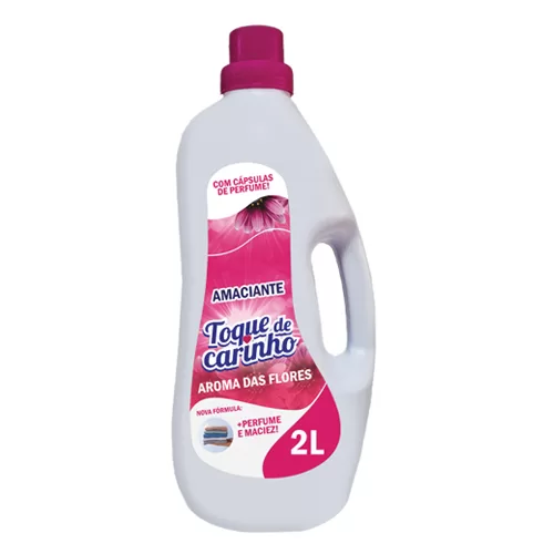 Amaciante toque de carinho rosa 2l