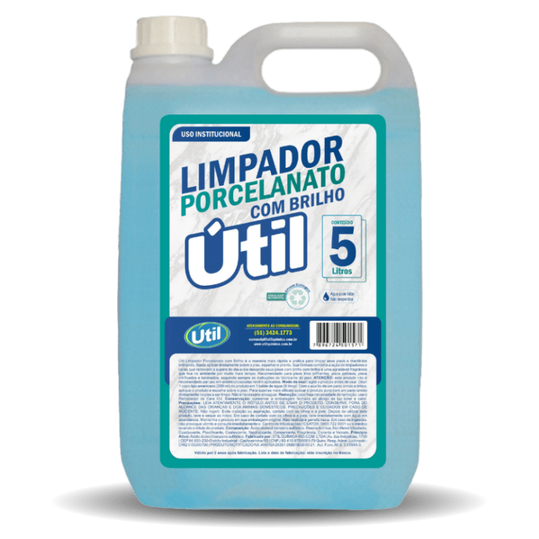 Limpador de porcelanato com brilho Útil 5l