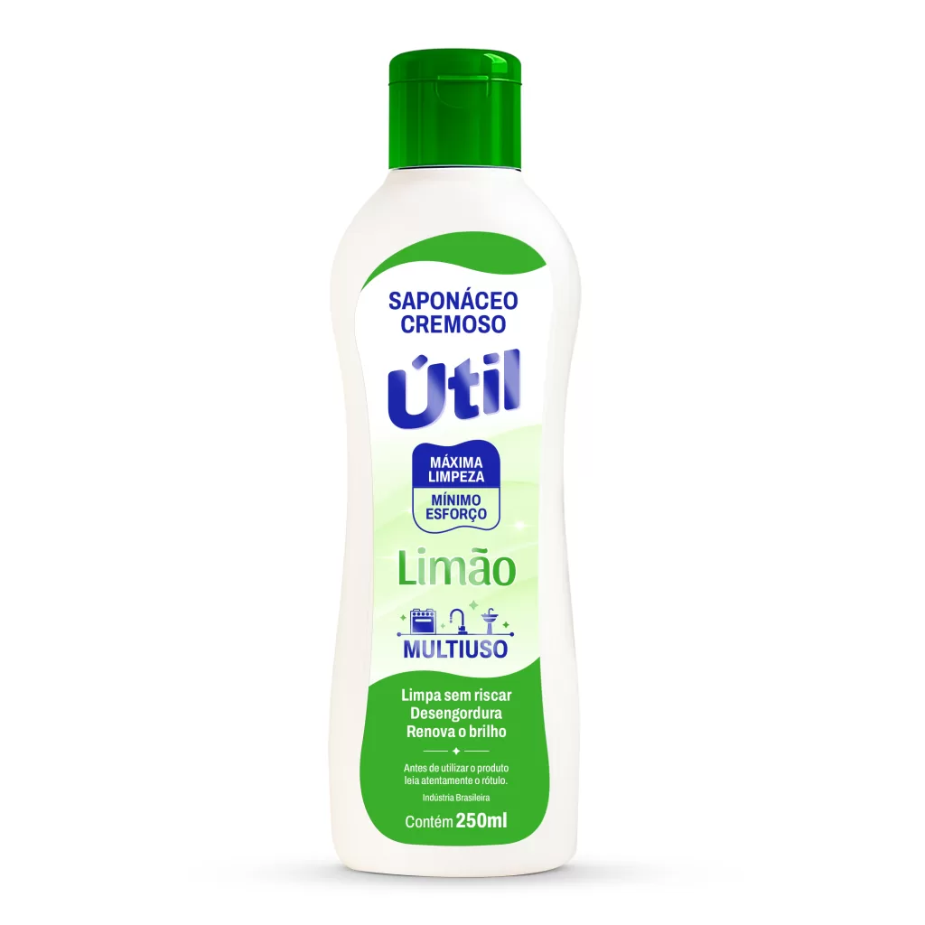 Saponaceo cremoso Útil limão 250ml