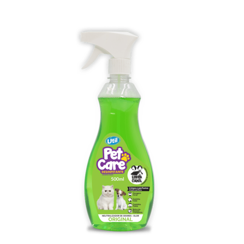 Eliminador de odores desinfetante pet care Útil gatilho original 500ml